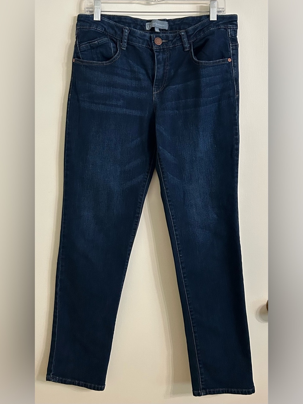 Wit & Wisdom Dark Indigo Straight-Leg Women's Jeans